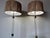 1980s Italian Vintage Lucite & Brass Floor Lamps – A Pair For Sale - Image 15 of 18