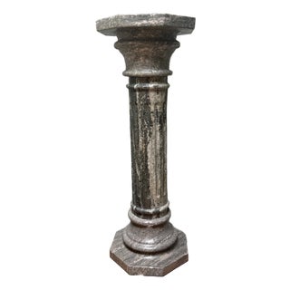 Vintage Marble Pedestal For Sale