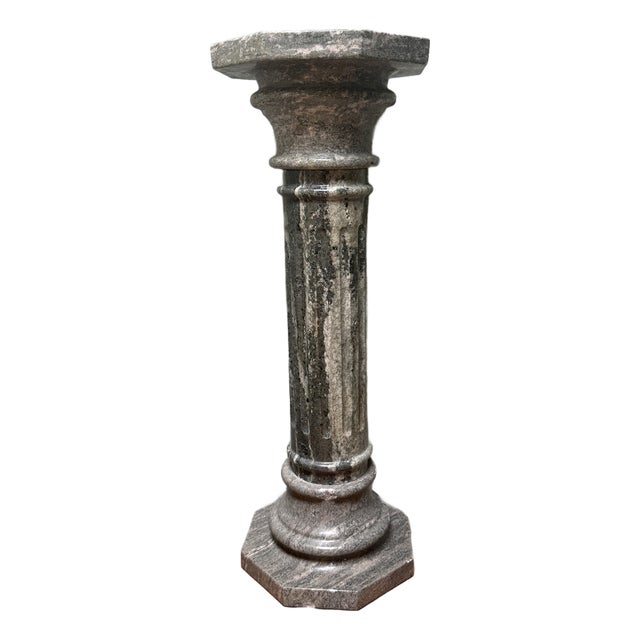 Vintage Marble Pedestal For Sale