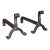 Pair of Antique Firedogs, English, Estate Made Wrought Iron, Andirons, Victorian For Sale