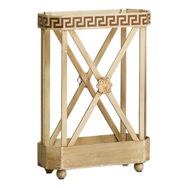 1970s French Neoclassical Umbrella Stand from Parisian Hotel For Sale