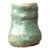 Vintage Green Glazed Ceramic Vase For Sale