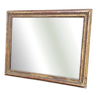 Antique Mirror in Gilded Wood, 1700s For Sale