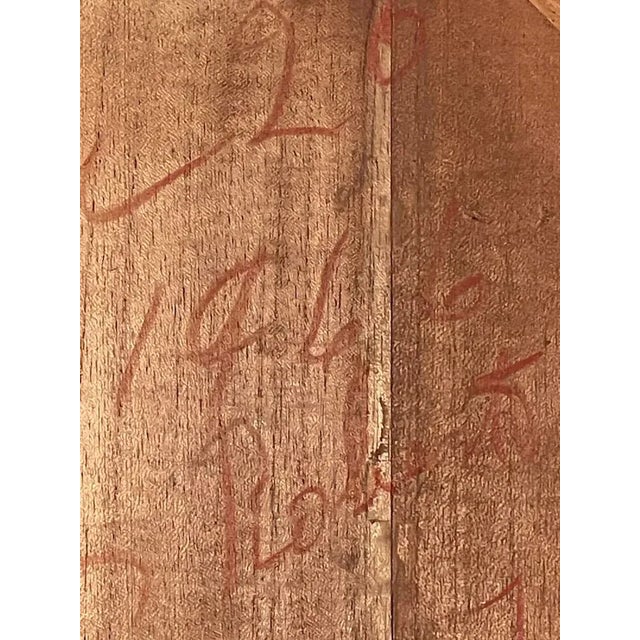 On Hold - Vintage 1966 Spanish Hand Carved Walnut and Tooled Leather Chair For Sale - Image 11 of 13