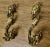 Goldenrod Large French Rococo Ormalu Curtain Curtain Tie Backs, Set of 2 For Sale - Image 8 of 8