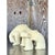 Vintage Boho Monumental Original Studio Pottery Polar Bears - A Pair For Sale - Image 4 of 11