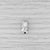 Metal 0.26ctw Diamond Pendant 14k White Gold Floating Drop For Sale - Image 7 of 8