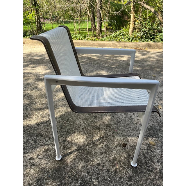 Mid-Century Modern Richard Schultz for Knoll 1966 Collection Outdoor Dining Table & 4 Chairs For Sale - Image 3 of 8