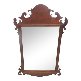 Stickley Chippendale Mahogany Mirror For Sale