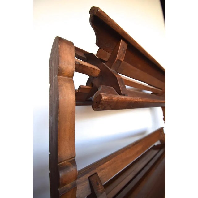 Wood Vintage Passementerie Workbench, 1950s For Sale - Image 7 of 10