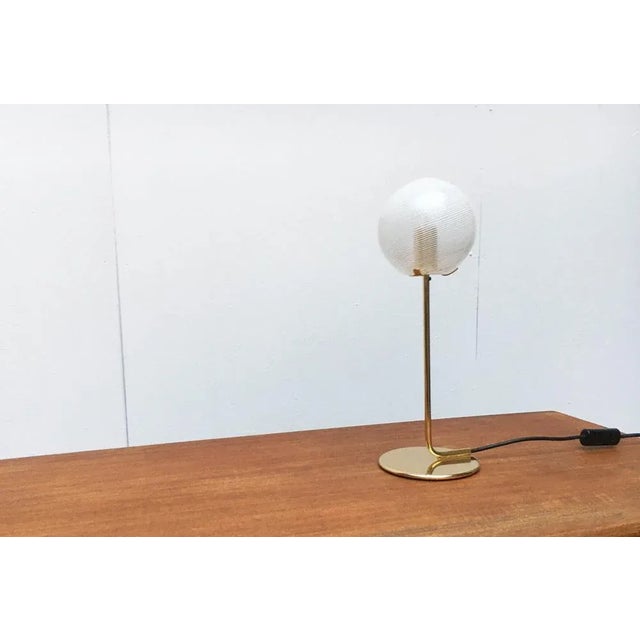 Mid-Century Swirl Glass Table Lamp For Sale - Image 10 of 18