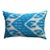 1990s Wave Pattern Ikat Lumbar Pillow Cover For Sale