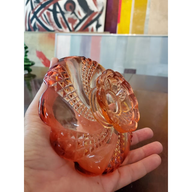 Cristalleries De Baccarat Antique French Baccarat Signed Petite Centerpiece For Sale - Image 4 of 6