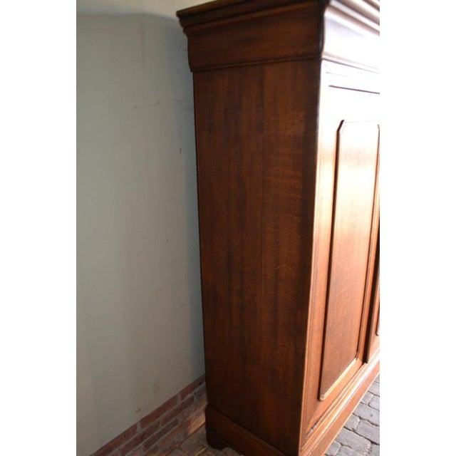 Brown Antique French Oak Cabinet by Louis Philippe, 1850 For Sale - Image 8 of 10