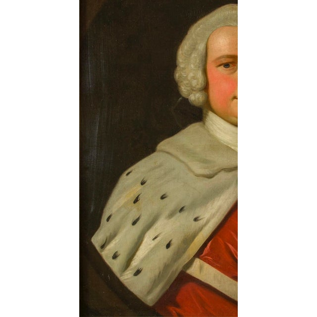 Mid 18th Century Thomas Hudson, Portrait, 1752, Oil on Canvas, Framed For Sale - Image 5 of 10