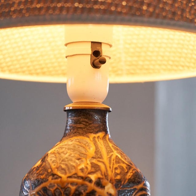 1940s Danish Baca Table Lamp by Nils Thorsson for Royal Copenhagen, 1960s For Sale - Image 5 of 13