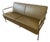Cinema Collectible Lammhults Sofa in Olive Green Leather by Gunilla Allard For Sale