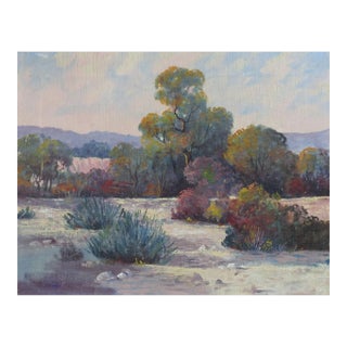 Vintage High Desert Landscape Painting For Sale