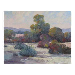 Vintage High Desert Landscape Painting