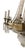 Traditional 19th Century French Empire Beaded Crystal Chandelier For Sale - Image 3 of 10