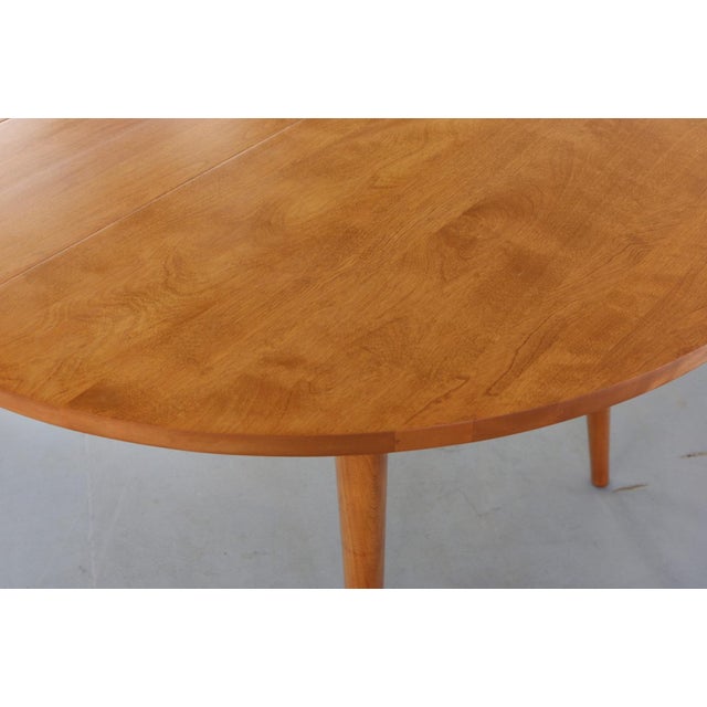 1960s Mid Century Modern Conant Ball Spindle Dining Set- 5 Pieces For Sale - Image 9 of 10