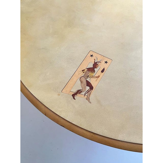 Round Card Table, 1950s For Sale - Image 4 of 6