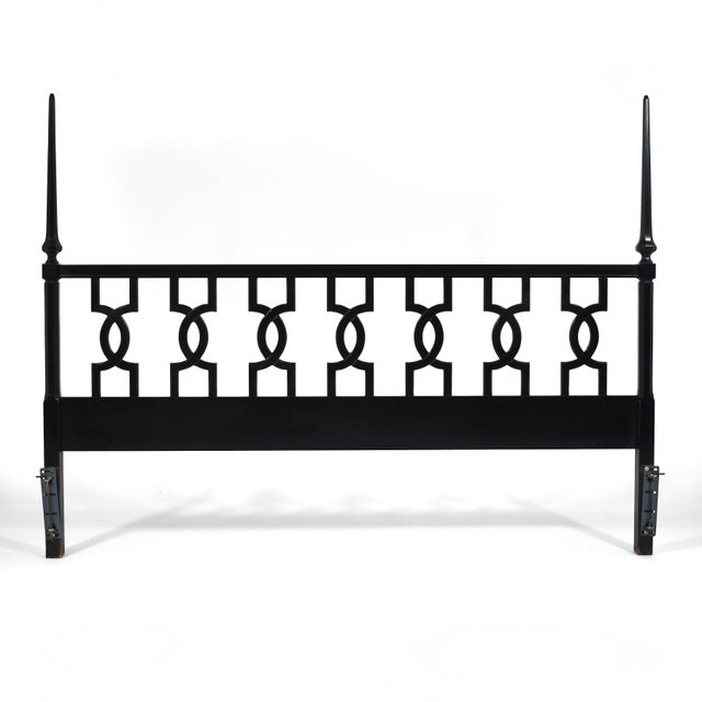 Hollywood Regency Mid 20th Century Hollywood Regency King Size Headboard For Sale - Image 3 of 11