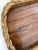 Vintage French Tray in Olive Wood and Rush, 1960 For Sale - Image 15 of 16