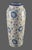 Blue Vintage Pottery Blue & White Hand Painted Floral 17.5'' Tall Floor Table Vase For Sale - Image 8 of 13