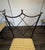 Vintage Royere Style Iron Garden Chairs, 4 Pieces For Sale - Image 4 of 7
