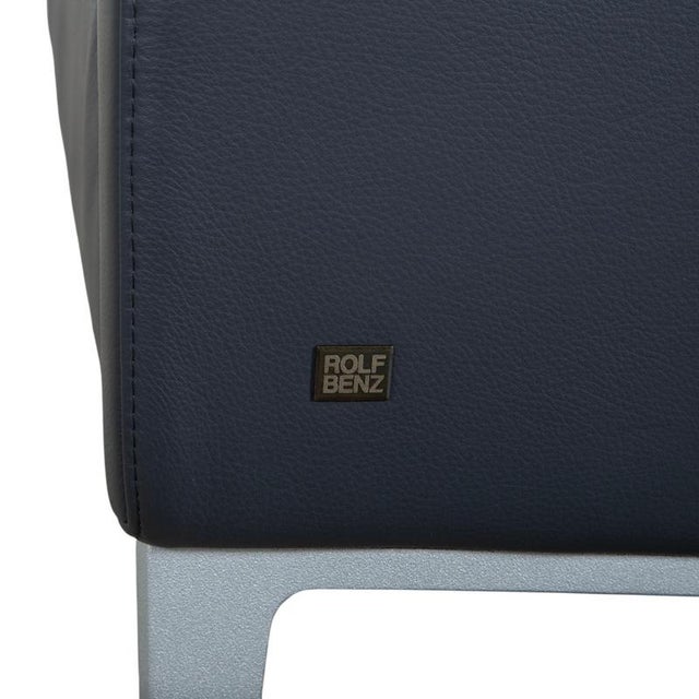 Black Model 3300 3-Seater Sofa in Black Leather from Rolf Benz For Sale - Image 8 of 12