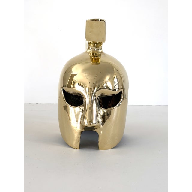 Solid Brass Trojan Warrior Helmet For Sale - Image 4 of 9