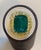 2020s 27.89 Ct Natural Colombian Emerald Cabochon & 5.73 Ct Yellow Diamond Ring 18 Kt For Sale - Image 5 of 8