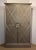 Original Retail $14,997, stylish Global Views Williamsburg Modern Gray Wood Cabinet, champagne silver geometric linear...