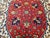Vintage Persian Qum Area Rug, Hand-Knotted Wool & Silk, Floral Medallion Pattern, 5x7, Ivory & Red For Sale - Image 17 of 18