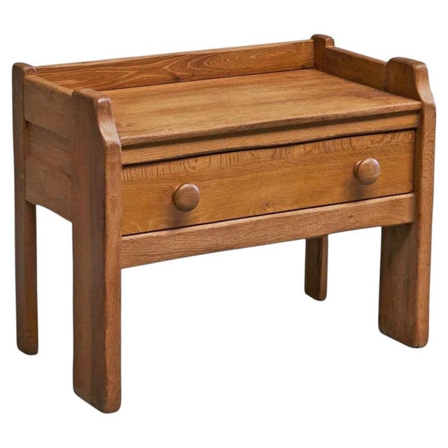 Cabinet with Drawer in Oak from Kunstmeubelen De Puydt, Belgium, 1960s For Sale - Image 11 of 11