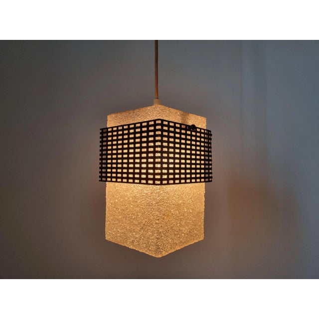 Metal Mid-Century German Pendant, 1960s For Sale - Image 7 of 13