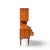 Hos Wulff Mid Century Danish Teak Tambour Door Credenza and Hutch For Sale - Image 4 of 11