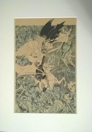 Louis Legrand, The Battle, Late 19th Century, Pen on Paper