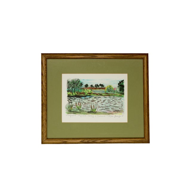 Mid 20th Century Lithographs Collection by French-Carribean Artist Alexandre Minguet - Set of 8 For Sale - Image 6 of 18