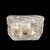 Venini 1960s Mid-Century Modern Murano Hand-Blown Textural Clear Glass Venini Flush Mount Chandelier For Sale - Image 4 of 18