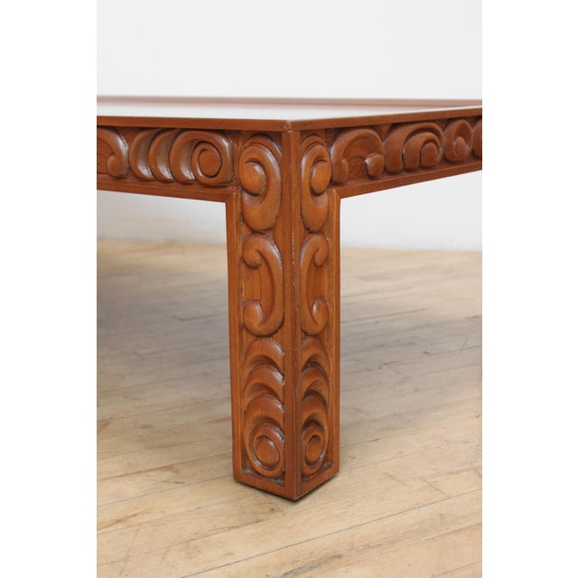 Mid-Century Modern Drexel Parsons Coffee Table- Checkerboard For Sale - Image 3 of 5