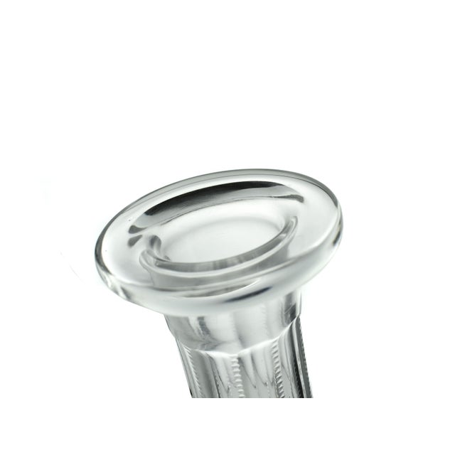 Victorian Vintage Gallia Pattern by Rogaska Crystal Decanter For Sale - Image 3 of 6