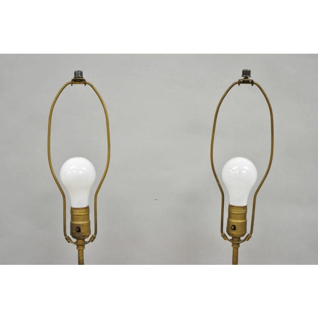 Ceramic Antique Chinoiserie Pink Porcelain Round Vase Table Lamps W/ Birds - A Pair For Sale - Image 7 of 14