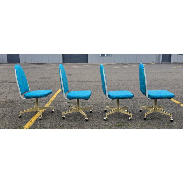 1970s Mid-Century Modern Dining Table Chairs For Sale - Image 9 of 9