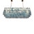 Italian Pendant Light in Blue Murano Glass from Justfurnituress SRL For Sale - Image 4 of 12