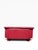 Animal Skin 1980s Postmodern Red Leather Sofa in the Style of Nicoletti Salotti For Sale - Image 7 of 8