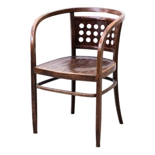 Secessionistic Model 721 Armchair by Otto Wagner for Jacob & Josef Kohn / Depeschenbüro of Die Zeit, Vienna, Austria, 1902 For Sale