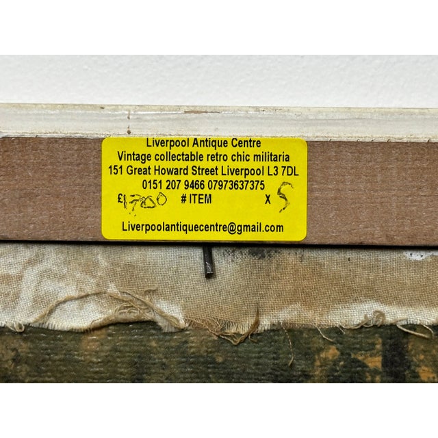 Oil Painting Salisbury Plain Stonehenge After Jasper Francis Cropsey Framed For Sale - Image 12 of 12