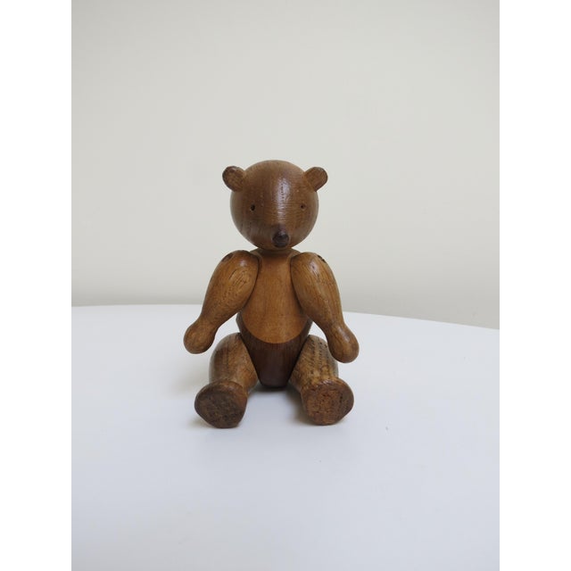 Vintage Danish Beech, Oak and Teak Monkey, Elephant and Bear Figurines by Kay Bojesen, 1960, Set of 3 For Sale - Image 9 of 18